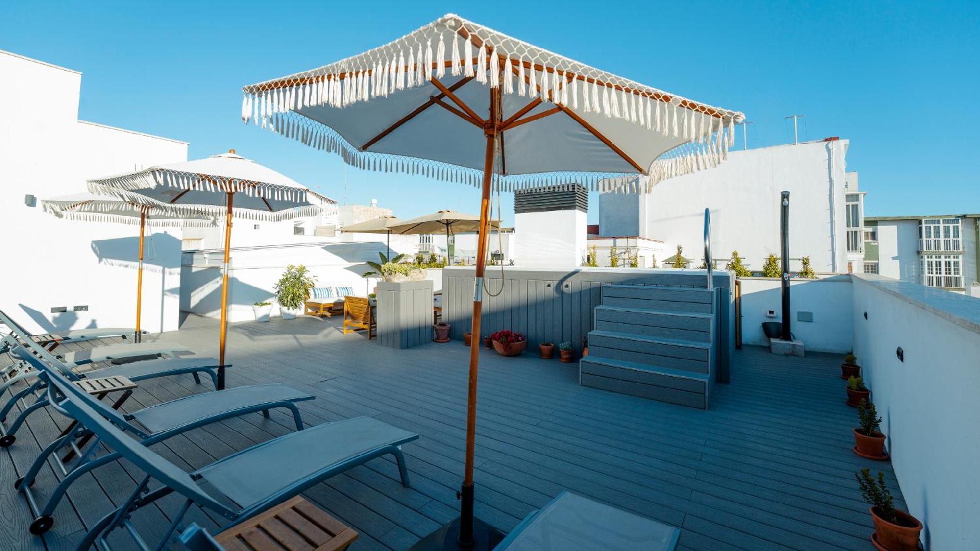 Aparthotel Luz De Gades - Suites Spa Gym - Adults Only Cadiz Ngoại thất bức ảnh